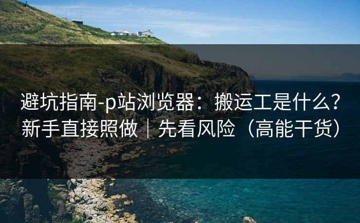 避坑指南-p站浏览器：搬运工是什么？新手直接照做｜先看风险（高能干货）